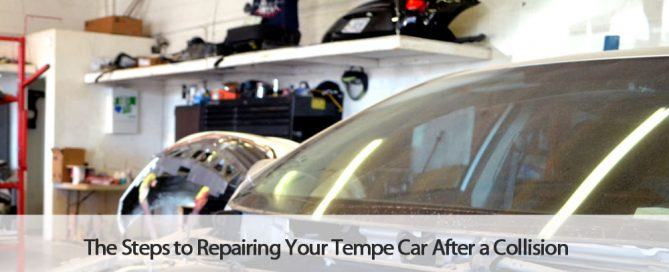 The steps to repairing your Tempe car after a collision.