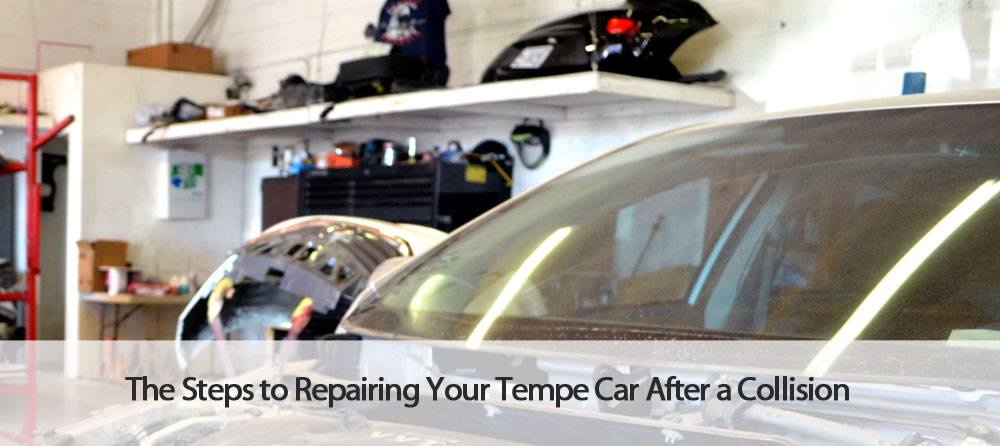 The steps to repairing your Tempe car after a collision.