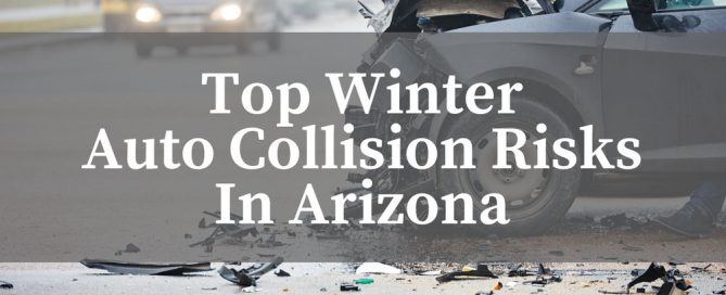 top winter auto collision risks in Mesa arizona