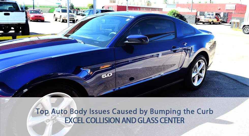 common issues caused to vehicles when bumping into a curb