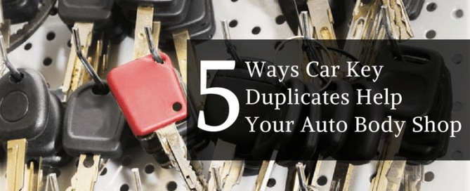 5 Ways car key duplicates help your auto body shop