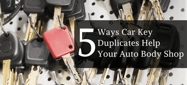 5 Ways car key duplicates help your auto body shop